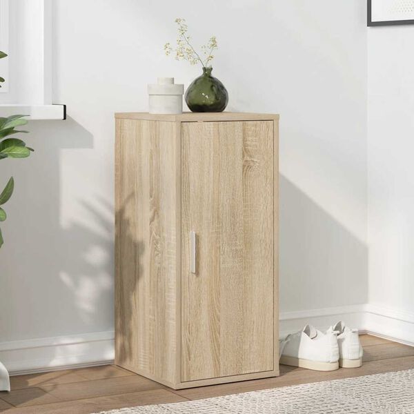 vidaXL Παπουτσοθήκη Sonoma Δρυς 32 x 35 x 70 εκ. από Μοριοσανίδα