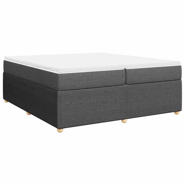vidaXL &Kappa;&rho;&epsilon;&beta;ά&tau;&iota; Boxspring &mu;&epsilon; &Sigma;&tau;&rho;ώ&mu;&alpha; &Sigma;&kappa;&omicron;ύ&rho;&omicron; &Gamma;&kappa;&rho;&iota; 200x200 &epsilon;&kappa;. &Upsilon;&phi;&alpha;&sigma;&mu;ά&tau;&iota;&nu;&omicron;