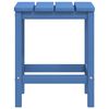 vidaXL Τραπέζι Κήπου Adirondack Γαλάζιο 38 x 38 x 46 εκ. από HDPE