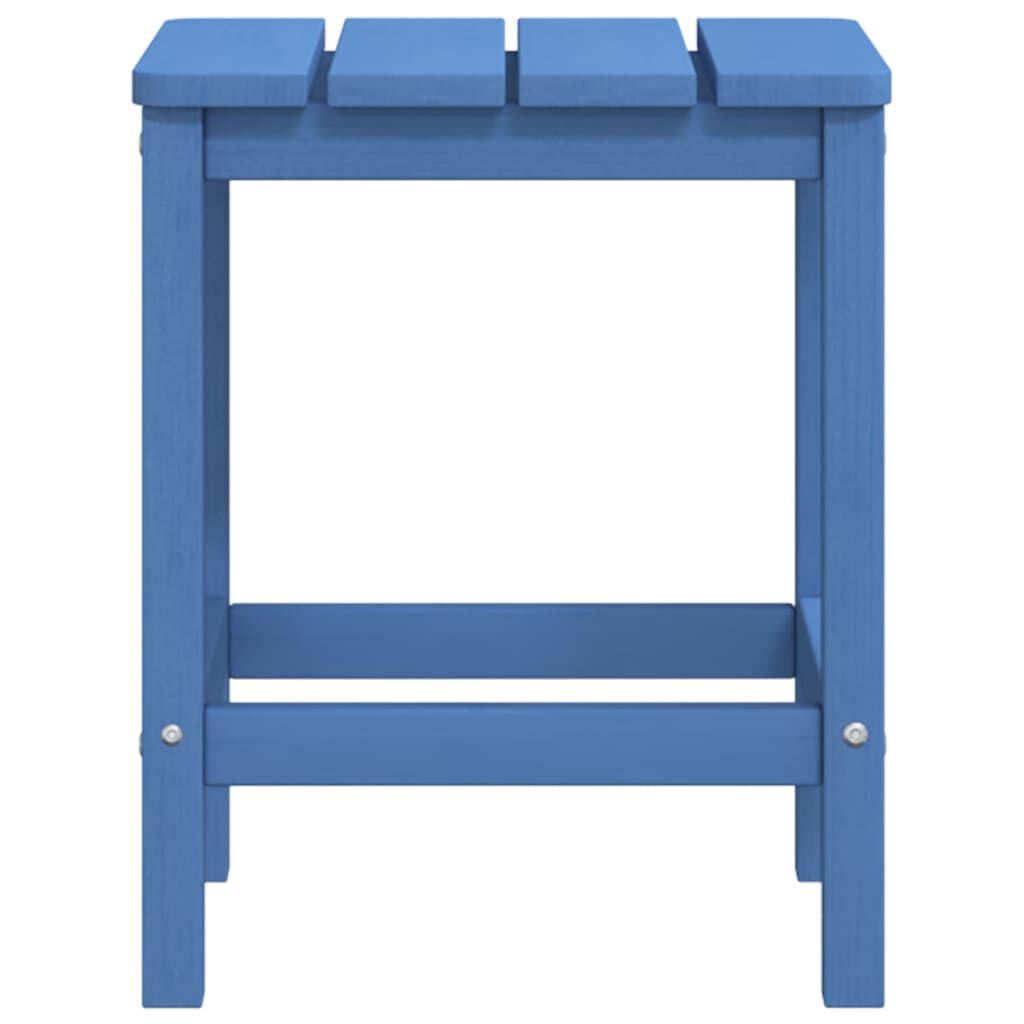 vidaXL Τραπέζι Κήπου Adirondack Γαλάζιο 38 x 38 x 46 εκ. από HDPE