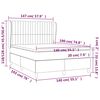 vidaXL &Kappa;&rho;&epsilon;&beta;ά&tau;&iota; Boxspring &mu;&epsilon; &Sigma;&tau;&rho;ώ&mu;&alpha; &Sigma;&kappa;&omicron;ύ&rho;&omicron; &Pi;&rho;ά&sigma;&iota;&nu;&omicron; 140x190&epsilon;&kappa;. &Beta;&epsilon;&lambda;&omicron;ύ&delta;&iota;&nu;&omicron;