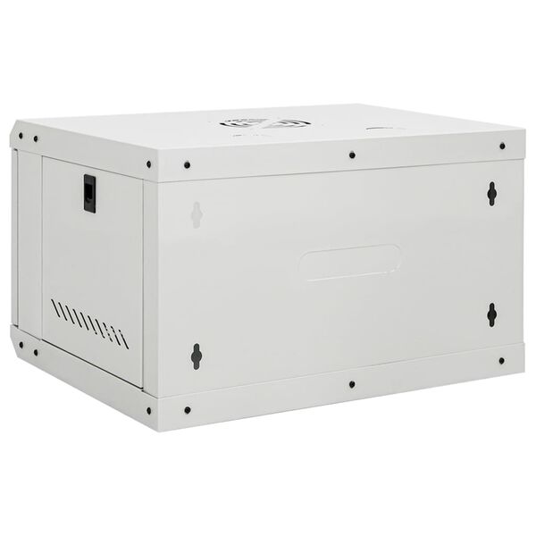 vidaXL Καμπίνα Δικτύου Επιτοίχια 6U 19'' IP20 53x40x30 εκ.