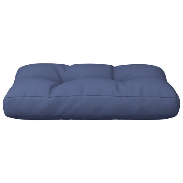 vidaXL Μαξιλάρι Παλέτας Ναυτικό 50 x 40 x 12 εκ. Υφασμάτινο