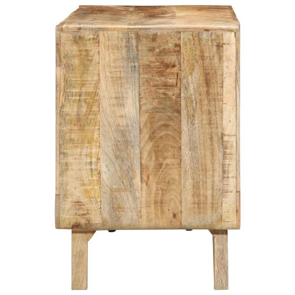 ντουλάπι τηλεόρασης vidaXL 105x46x32 cm μασίφ ξύλο ακατέργαστο μάνγκο