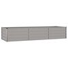 vidaXL Ζαρντινιέρα Σκουριασμένο 240x80x45 εκ. Ατσάλι Σκληρυθέν Αέρα