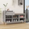 vidaXL Παπουτσοθήκη Γκρι Σκυροδέματος 102x36x60 εκ. Επεξεργασμένο Ξύλο