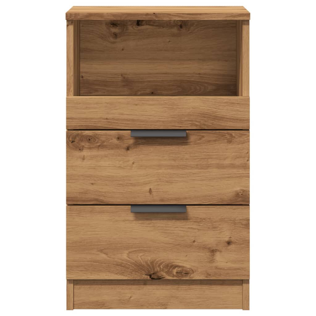 vidaXL Κομοδίνο Αρτισιανή Δρυς 40x36x65 εκ. από Επεξεργασμένο Ξύλο
