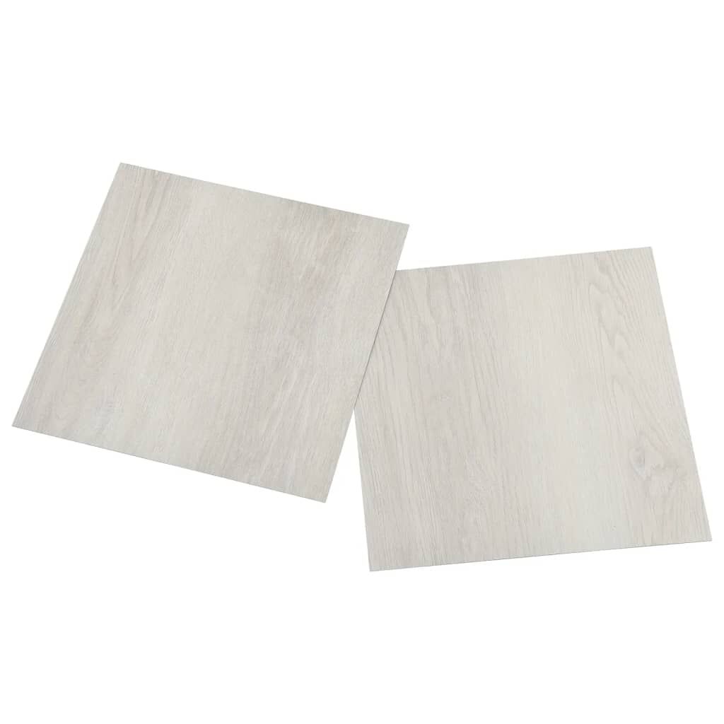 vidaXL Δάπεδο Αυτοκόλλητο Μπεζ 55 τεμ. 5,11 μ² από PVC