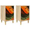 vidaXL &Kappa;&omicron;&mu;&omicron;&delta;ί&nu;&omicron; ZAANDAM 2 &tau;&mu;&chi;. Sonoma &Delta;&rho;&upsilon;&sigmaf; 36 x 33 x 60 &epsilon;&kappa;