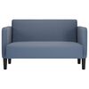 vidaXL Καναπές Loveseat Μπλε 109 εκ. ύφασμα Corduroy