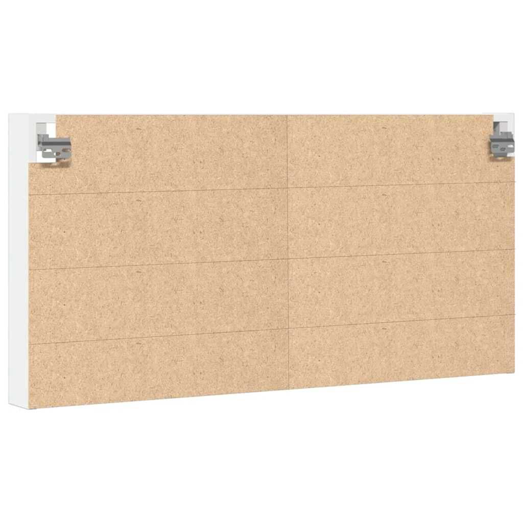 vidaXL Ραφιέρα Λευκή 100x8,5x50 εκ. από Επεξεργασμένο Ξύλο