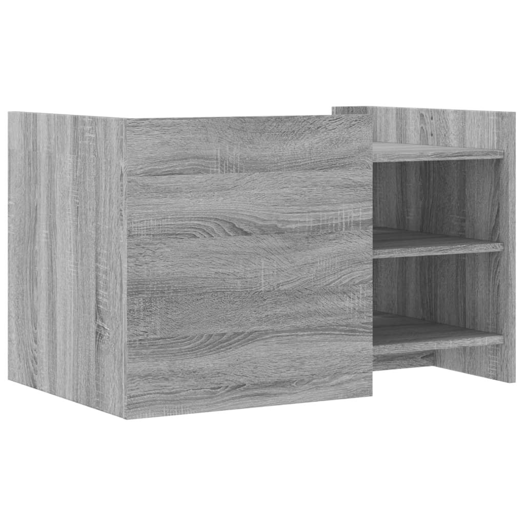 vidaXL Τραπεζάκι Σαλονιού Γκρι Sonoma 80x50x50 εκ. Επεξεργασμένο Ξύλο