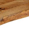 vidaXL Επιφάνεια Τραπεζιού 60x20x3,8 εκ. Live Edge Μασίφ Ξύλο Μάνγκο