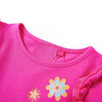 Μπλουζάκι Παιδικό Μακρυμάνικο Σκούρο Ροζ 92