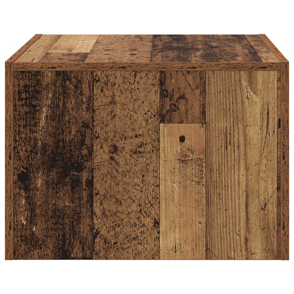 vidaXL Τραπεζάκι σαλονιού Παλιό ξύλο 50 x 50 x 35 cm