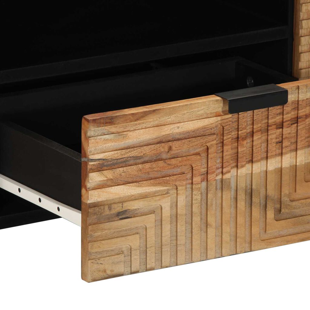 vidaXL Έπιπλο Τηλεόρασης Καφέ 105 x 33.5 x 46 εκ. Μασίφ ξύλο ακακίας