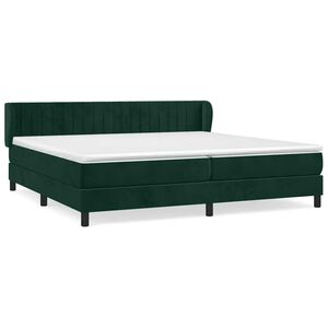 vidaXL &Kappa;&rho;&epsilon;&beta;ά&tau;&iota; Boxspring &mu;&epsilon; &Sigma;&tau;&rho;ώ&mu;&alpha; &Sigma;&kappa;&omicron;ύ&rho;&omicron; &Pi;&rho;ά&sigma;&iota;&nu;&omicron; 200x200&epsilon;&kappa;. &Beta;&epsilon;&lambda;&omicron;ύ&delta;&iota;&nu;&omicron;