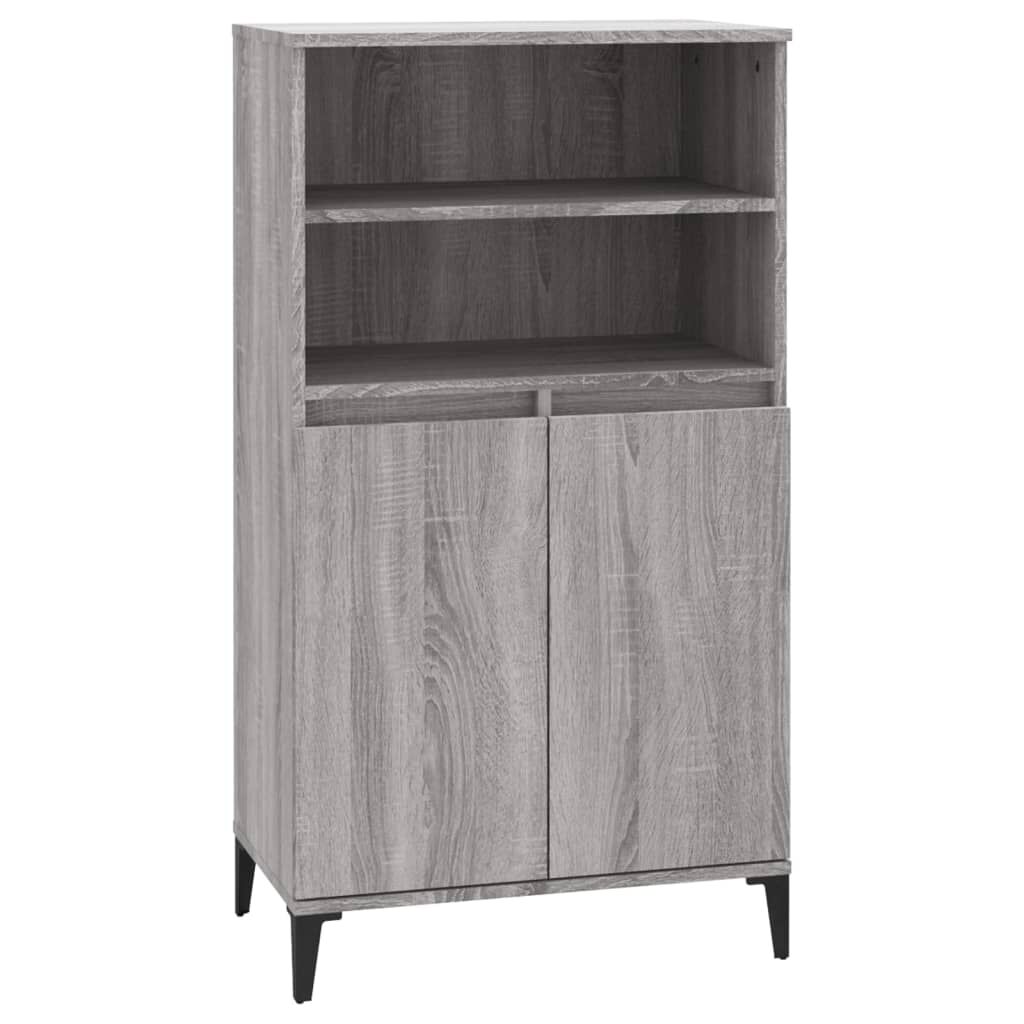 vidaXL Ντουλάπι Γκρι Sonoma 60 x 36 x 110 εκ. από Επεξεργασμένο Ξύλο