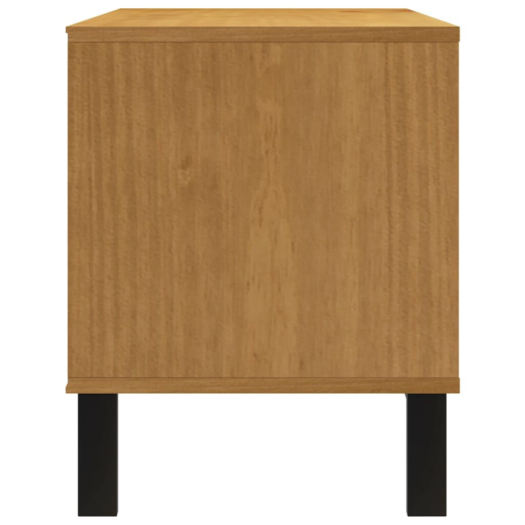 vidaXL Έπιπλο Τηλεόρασης FLAM 110 x 40 x 50 εκ. από Μασίφ Ξύλο Πεύκου