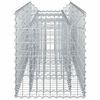 vidaXL &Alpha;&nu;&alpha;&sigma;&eta;&kappa;&omega;&mu;έ&nu;&omicron; &kappa;&rho;&epsilon;&beta;ά&tau;&iota; gabion &Alpha;&sigma;&eta;&mu;ί 150 x 50 x 60 &epsilon;&kappa;