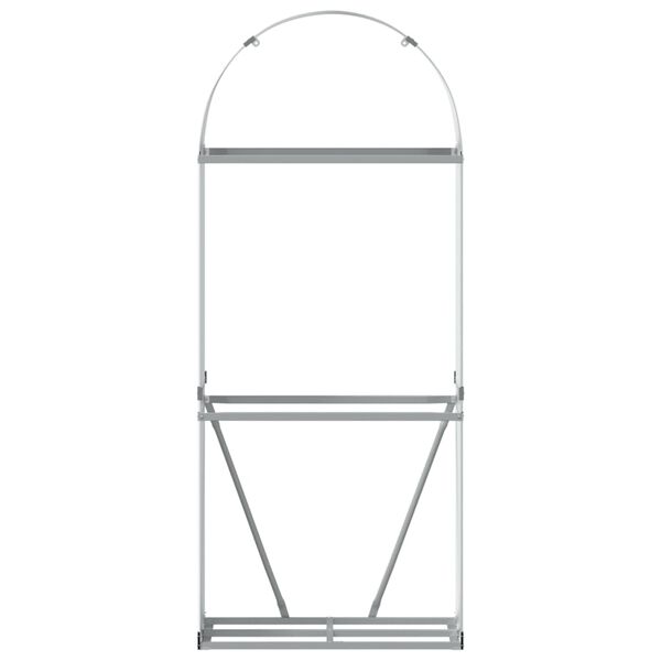 vidaXL &Xi;&upsilon;&lambda;&omicron;&theta;ή&kappa;&eta; &Alpha;&sigma;&eta;&mu;ί 80 x 45 x 190 &epsilon;&kappa;. &alpha;&pi;ό &Gamma;&alpha;&lambda;&beta;&alpha;&nu;&iota;&sigma;&mu;έ&nu;&omicron; &Alpha;&tau;&sigma;ά&lambda;&iota;