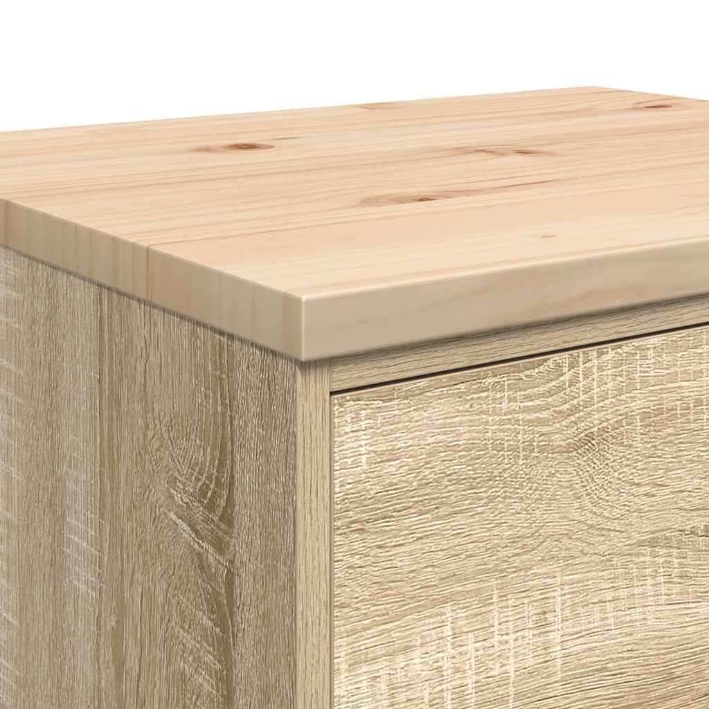 vidaXL ντουλάπι αποθήκευσης γκαράζ 60x51x85 εκ μασίφ ξύλο πεύκο