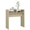 vidaXL Τραπεζάκι Κονσόλα Sonoma Δρυς 78x30x80 εκ. από Επεξ. Ξύλο