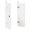 vidaXL &Pi;ό&rho;&tau;&alpha; &kappa;&omicron;&upsilon;&zeta;ί&nu;&alpha;&sigmaf; MEPPEL 2 pcs &Lambda;&epsilon;&upsilon;&kappa;ό 50 x 9 x 82 &epsilon;&kappa;