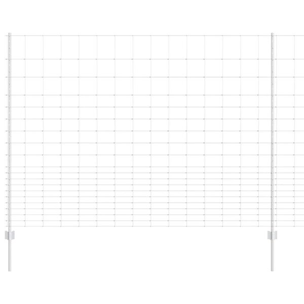 vidaXL Τεντώτο με στήριγμα Ασημί 1,6 x 25 m Ατσάλι