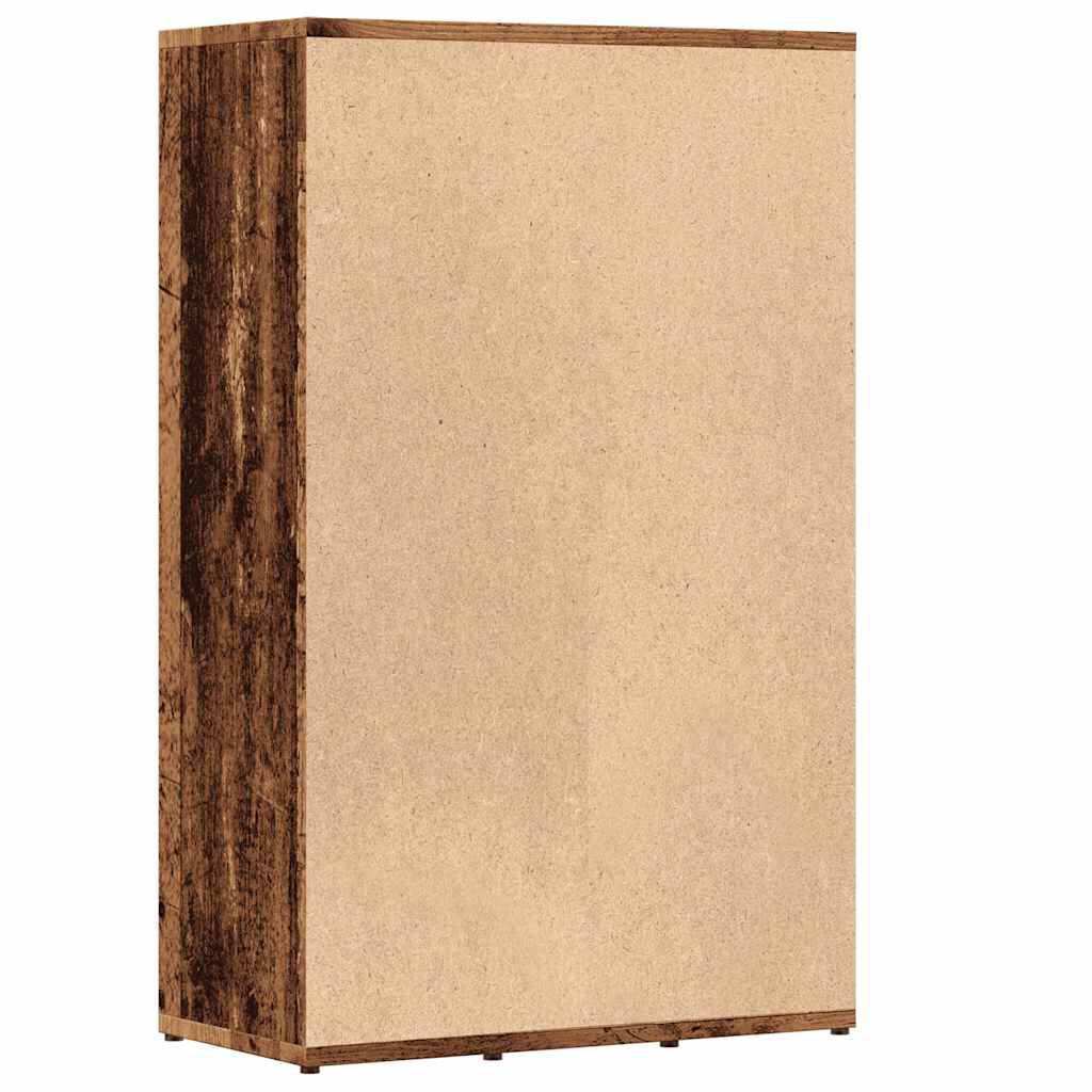 vidaXL Βιβλιοθήκη Όψη Παλαιού Ξύλου 50x25x80 εκ. από Επεξ. Ξύλο