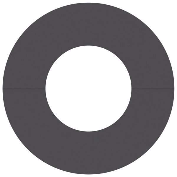 vidaXL Φλατ Δαχτυλίδια Δέντρων 5 pcs Μαύρο Ø30 / 60 εκ. Ατσάλι