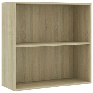 vidaXL &Beta;&iota;&beta;&lambda;&iota;&omicron;&theta;ή&kappa;&eta; &mu;&epsilon; 2 &Rho;ά&phi;&iota;&alpha; Sonoma &Delta;&rho;&upsilon;&sigmaf; 80x30x76,5 &epsilon;&kappa;. &Epsilon;&pi;&epsilon;&xi;. &Xi;ύ&lambda;&omicron;