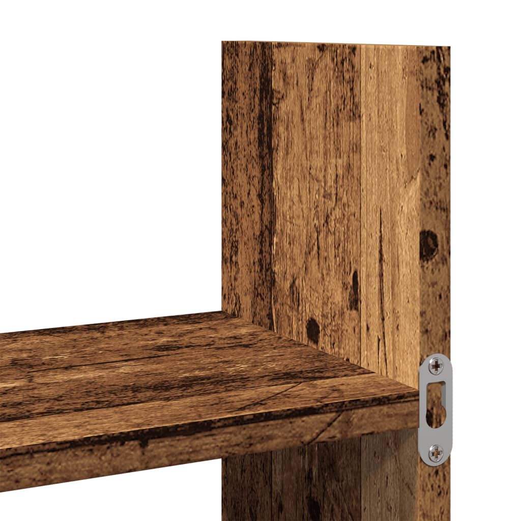 vidaXL Ντουλάπι Τοίχου Όψη Παλαιού Ξύλου 100x18x40 εκ. Επεξ. Ξύλο