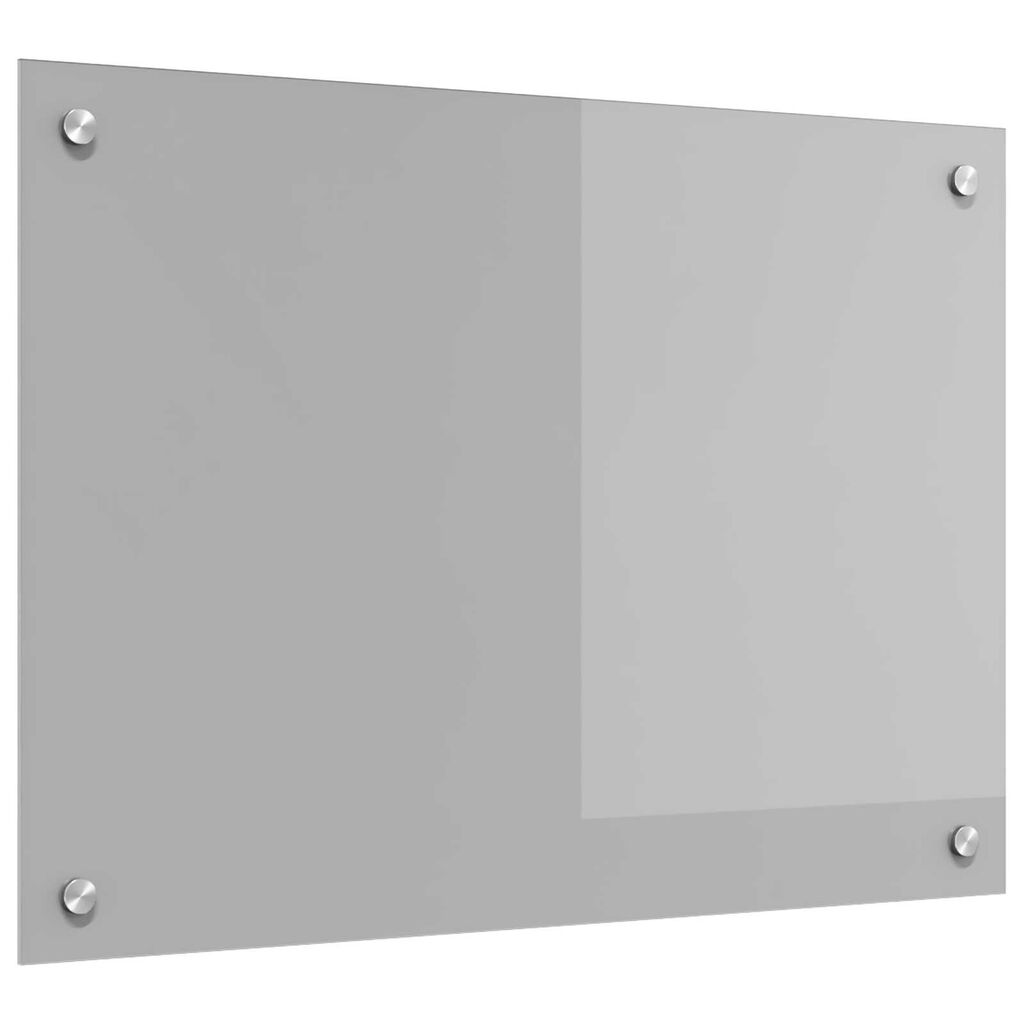 vidaXL Κουζίνα Πλακόστρωσης Φωτεινό Γκρι 70x50x0,6 εκ. Θερμοσυγκρατημένο Γυαλί