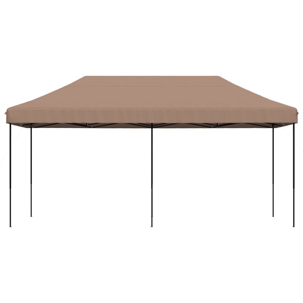 vidaXL Τέντα Εκδηλώσεων Πτυσσόμενη Pop-Up Καφέ 580x292x315 εκ.