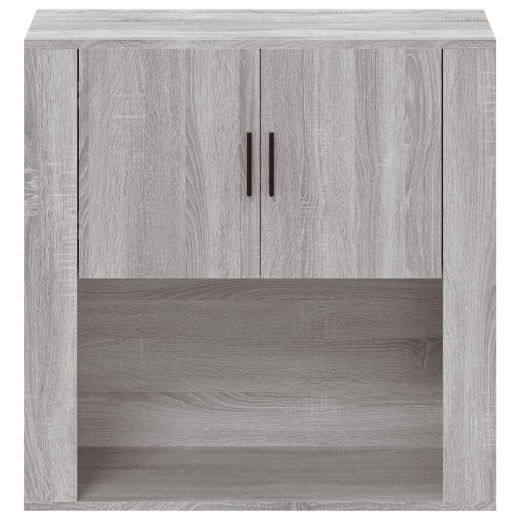 vidaXL Ντουλάπι Τοίχου Γκρι Sonoma 80x33x80 εκ. Επεξεργασμένο Ξύλο