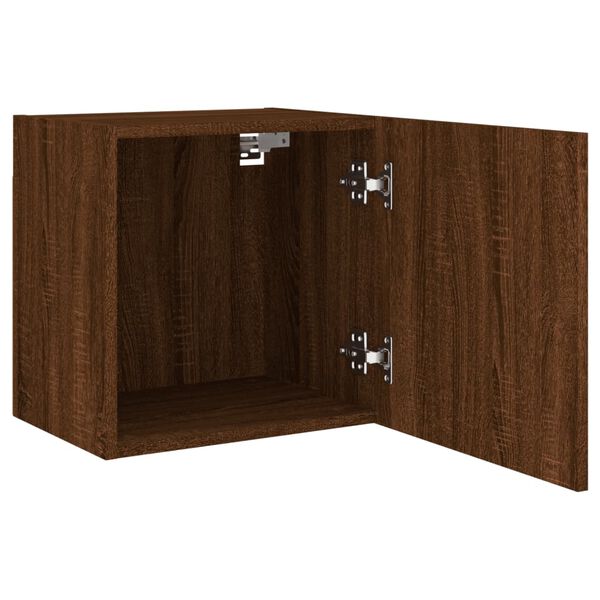 vidaXL Ντουλάπι Τοίχου Τηλεόρασης Καφέ Δρυς 40,5x30x40 εκ. Επεξ. Ξύλο