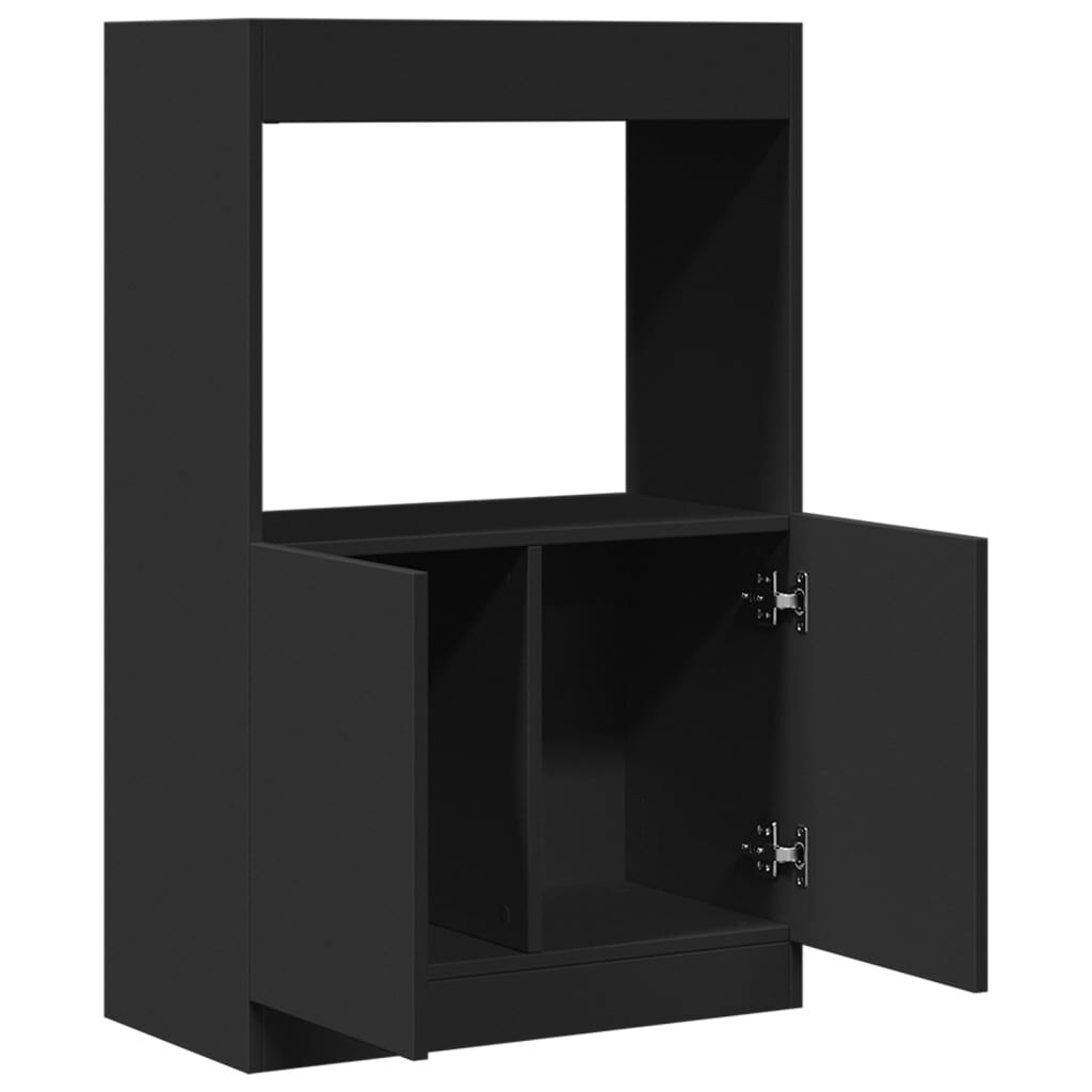 vidaXL Ντουλάπι Μαύρο 63x33x100 εκ. από Επεξεργασμένο Ξύλο