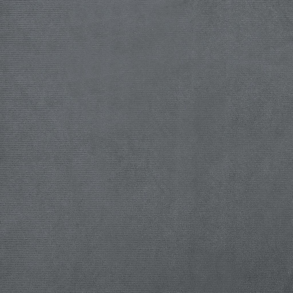 vidaXL Καναπές Παιδικός Σκούρο Γκρι 100 x 54 x 33 εκ. από Βελούδο