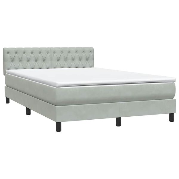 vidaXL &Kappa;&rho;&epsilon;&beta;ά&tau;&iota; Boxspring &mu;&epsilon; &Sigma;&tau;&rho;ώ&mu;&alpha; &Alpha;&nu;&omicron;&iota;&chi;&tau;ό &Gamma;&kappa;&rho;&iota; 160x210 &epsilon;&kappa;. &Beta;&epsilon;&lambda;&omicron;ύ&delta;&iota;&nu;&omicron;