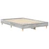 vidaXL Πλαίσιο Κρεβατιού χωρίς Στρώμα Γκρι Sonoma 120x200 εκ.