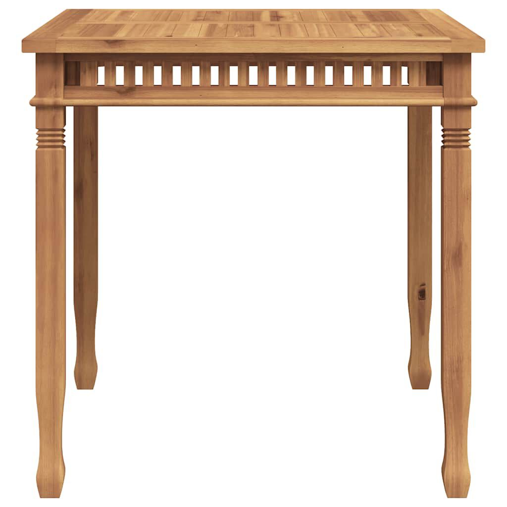 vidaXL Τραπεζαρία Κήπου 80 x 80 x 80 εκ. από Μασίφ Ξύλο Teak