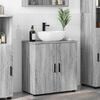 vidaXL Ντουλάπι Μπάνιου με ράφι με πόρτα Γκρι sonoma 61 x 35 x 64 εκ.