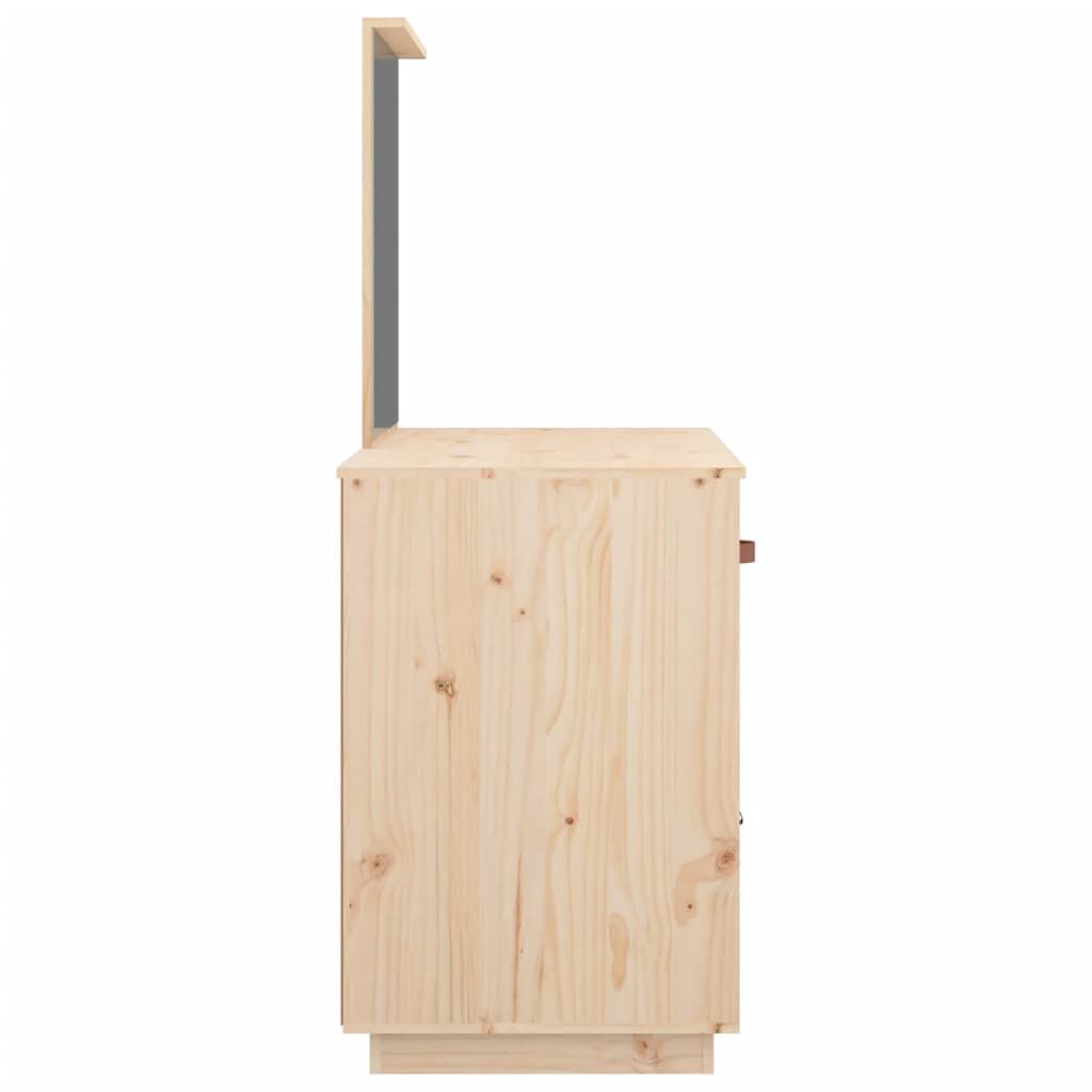 vidaXL Μπουντουάρ 95x50x134 εκ. Μασίφ Ξύλο Πεύκου
