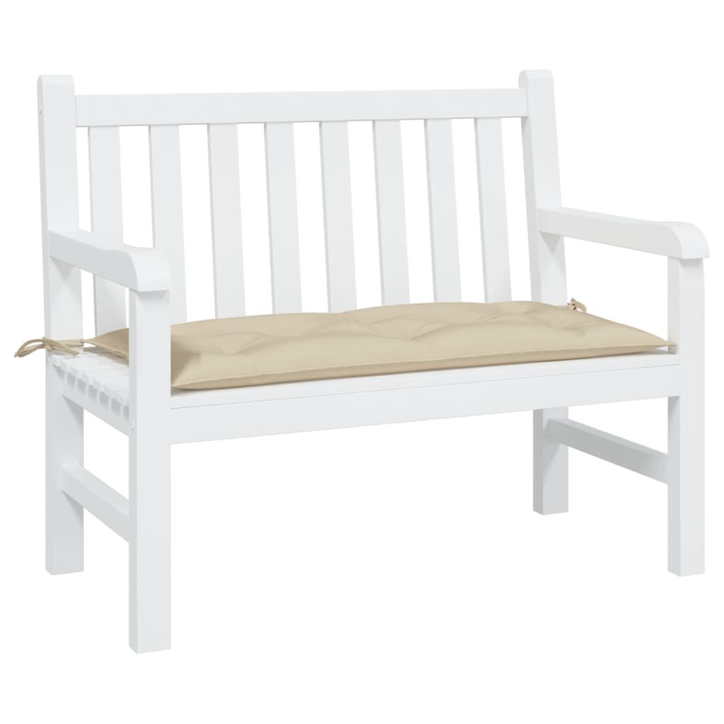 vidaXL Μαξιλάρι Πάγκου Κήπου Μπεζ 100x50x7 εκ. Ύφασμα Oxford