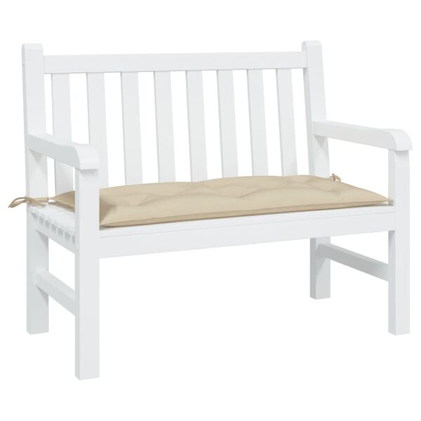 vidaXL Μαξιλάρι Πάγκου Κήπου Μπεζ 100x50x7 εκ. Ύφασμα Oxford