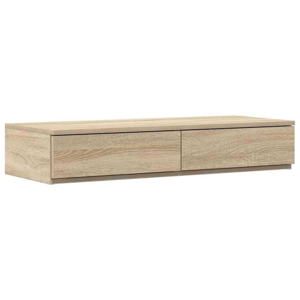 vidaXL Συρτάρια κρεβατιού με συρτάρι Sonoma Δρυς 75 x 36.5 x 16.5 εκ