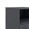 vidaXL Κομοδίνο Ανθρακί 34,5x39x62 εκ. από Χάλυβα
