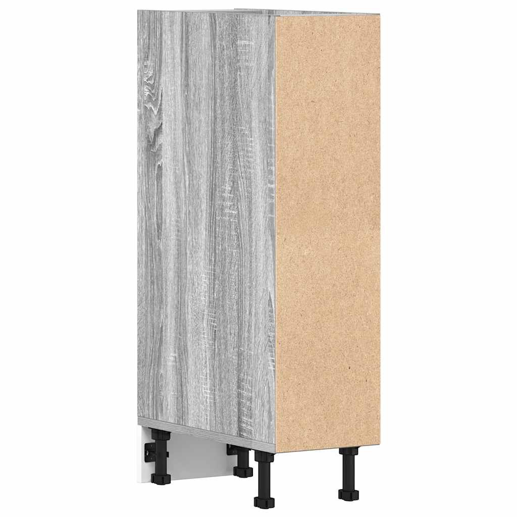 vidaXL Ντουλάπι κάτω μέρος Riga Γκρι sonoma 20x44,5x81,5 cm