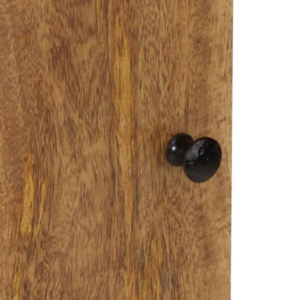 vidaXL Ντουλάπι Μπάνιου 38 x 33 x 58 εκ. από Μασίφ Ξύλο Μάνγκο